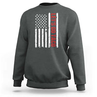 Funny Let's Go Taco Sweatshirt Stars and Stripes Political Satire
