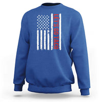 Funny Let's Go Taco Sweatshirt Stars and Stripes Political Satire