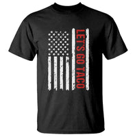 Funny Let's Go Taco T Shirt Stars and Stripes Political Satire