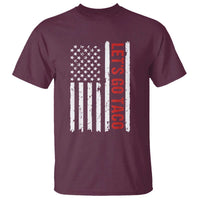 Funny Let's Go Taco T Shirt Stars and Stripes Political Satire