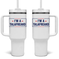 I'm A Talafreako Patriotic Voter Tumbler With Handle James Talarico Political Supporter Stars Election Box