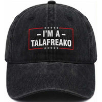 I'm A Talafreako Patriotic Voter Washed Cotton Baseball Cap James Talarico Political Supporter Election Box Graphic