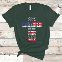 End Human Trafficking T Shirt God's Children Are Not For Sale Christian Jesus American Flag - Wonder Print Shop