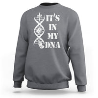 Christian Faith Sweatshirt It's In My DNA Bible Christian Cross Pray - Wonder Print Shop