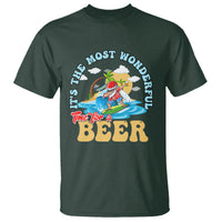 Funny Christmas in July Drinking T Shirt It's The Most Wonderful Time For A Beer - Wonder Print Shop