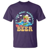Funny Christmas in July Drinking T Shirt It's The Most Wonderful Time For A Beer - Wonder Print Shop