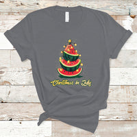 Christmas in July T Shirt Christmas In July Watermelon Xmas Tree Funny Summer Vacation - Wonder Print Shop