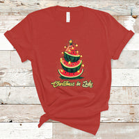 Christmas in July T Shirt Christmas In July Watermelon Xmas Tree Funny Summer Vacation - Wonder Print Shop