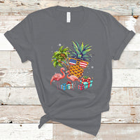 Christmas in July T Shirt Christmas In July Flamingo Pineapple Xmas Squad Summer - Wonder Print Shop