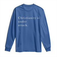 Christianity Is Under Attack Long Sleeve Shirt Pray for Grand Blanc Michigan Faith Support - Wonder Print Shop