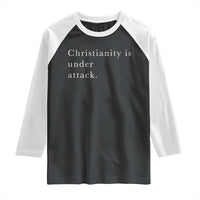 Christianity Is Under Attack Raglan Shirt Pray for Grand Blanc Michigan Faith Support - Wonder Print Shop