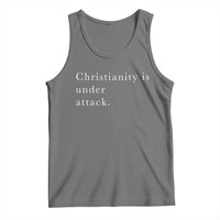 Christianity Is Under Attack Tank Top Pray for Grand Blanc Michigan Faith Support - Wonder Print Shop
