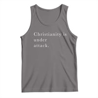 Christianity Is Under Attack Tank Top Pray for Grand Blanc Michigan Faith Support - Wonder Print Shop