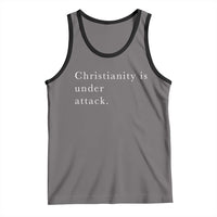 Christianity Is Under Attack Tank Top Pray for Grand Blanc Michigan Faith Support - Wonder Print Shop