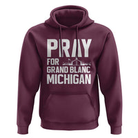 Pray for Grand Blanc Michigan Hoodie Faith and Community Support - Wonder Print Shop