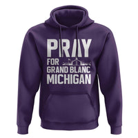 Pray for Grand Blanc Michigan Hoodie Faith and Community Support - Wonder Print Shop