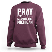 Pray for Grand Blanc Michigan Sweatshirt Faith and Community Support - Wonder Print Shop
