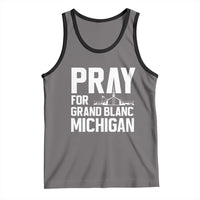 Pray for Grand Blanc Michigan Tank Top Faith and Community Support - Wonder Print Shop
