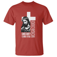 Christianity Is Under Attack T Shirt Jesus Stand for Faith Michigan Church - Wonder Print Shop