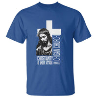 Christianity Is Under Attack T Shirt Jesus Stand for Faith Michigan Church - Wonder Print Shop