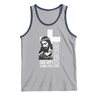 Christianity Is Under Attack Tank Top Jesus Stand for Faith Michigan Church - Wonder Print Shop