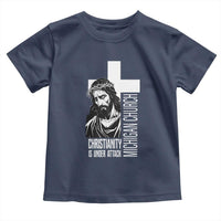 Christianity Is Under Attack Toddler T Shirt Jesus Stand for Faith Michigan Church - Wonder Print Shop