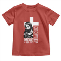 Christianity Is Under Attack Toddler T Shirt Jesus Stand for Faith Michigan Church - Wonder Print Shop
