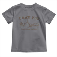 Pray for Grand Blanc Michigan Toddler T Shirt Vintage Church Faith Support - Wonder Print Shop
