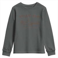 Pray for Grand Blanc Michigan Youth Sweatshirt Vintage Church Faith Support - Wonder Print Shop