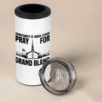 Christianity Is Under Attack 4 in 1 Can Cooler Tumbler Pray for Grand Blanc Church Michigan Faith Support - Wonder Print Shop