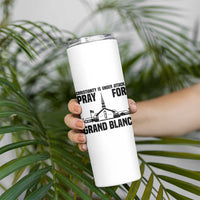 Christianity Is Under Attack Skinny Tumbler Pray for Grand Blanc Church Michigan Faith Support - Wonder Print Shop