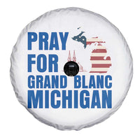 Pray for Grand Blanc Michigan Spare Tire Cover American Flag Christian Support - Wonder Print Shop