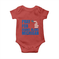 Pray for Grand Blanc Michigan Baby Onesie American Flag Christian Support - Wonder Print Shop