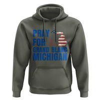 Pray for Grand Blanc Michigan Hoodie American Flag Christian Support - Wonder Print Shop