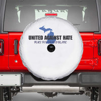 Peace for Grand Blanc Michigan Spare Tire Cover United Against Hate - Wonder Print Shop