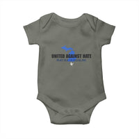 Peace for Grand Blanc Michigan Baby Onesie United Against Hate - Wonder Print Shop