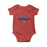 Peace for Grand Blanc Michigan Baby Onesie United Against Hate - Wonder Print Shop