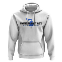 Peace for Grand Blanc Michigan Hoodie United Against Hate - Wonder Print Shop
