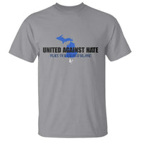 Peace for Grand Blanc Michigan T Shirt United Against Hate - Wonder Print Shop