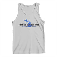 Peace for Grand Blanc Michigan Tank Top United Against Hate - Wonder Print Shop