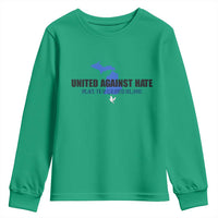 Peace for Grand Blanc Michigan Youth Sweatshirt United Against Hate - Wonder Print Shop