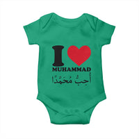 I Love Muhammad Baby Onesie Musliam Identity Islamic Peace and Pride - Wonder Print Shop
