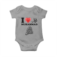 I Love Muhammad Baby Onesie Musliam Identity Faith Peace Pride Islamic Calligraphy - Wonder Print Shop