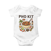 Funny Pho Kit Vietnamese Noodle Pun Baby Onesie Ramen Pho Lovers Hilarious Foodie Graphic - Wonder Print Shop