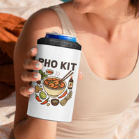 Funny Pho Kit Vietnamese Noodle Pun 4 in 1 Can Cooler Tumbler Ramen Pho Lovers Hilarious Foodie Graphic - Wonder Print Shop