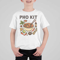 Funny Pho Kit Vietnamese Noodle Pun T Shirt For Kid Ramen Pho Lovers Hilarious Foodie Graphic - Wonder Print Shop