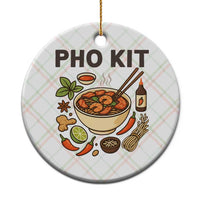 Funny Pho Kit Vietnamese Noodle Pun Ceramic Ornament Ramen Pho Lovers Hilarious Foodie Graphic - Wonder Print Shop