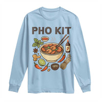 Funny Pho Kit Vietnamese Noodle Pun Long Sleeve Shirt Ramen Pho Lovers Hilarious Foodie Graphic - Wonder Print Shop