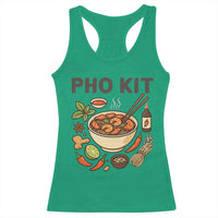 Funny Pho Kit Vietnamese Noodle Pun Racerback Tank Top Ramen Pho Lovers Hilarious Foodie Graphic - Wonder Print Shop