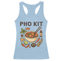 Funny Pho Kit Vietnamese Noodle Pun Racerback Tank Top Ramen Pho Lovers Hilarious Foodie Graphic - Wonder Print Shop
